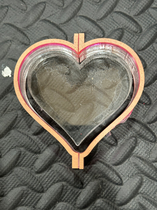 Heart ACRYLIC HOUSING 3.5 inch (Copy)