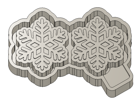 Snowflake Freshie Housing or Silicone Mold