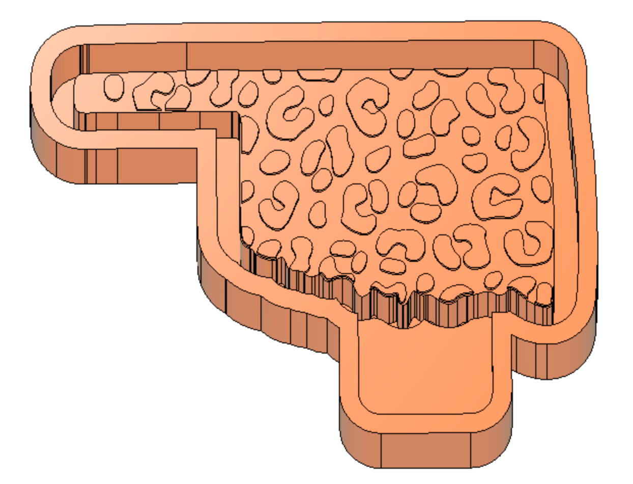 Leopard Print Oklahoma Freshie Housing or Silicone Mold