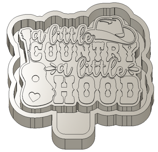 A little country a little hood Freshie Housing or Silicone Mold