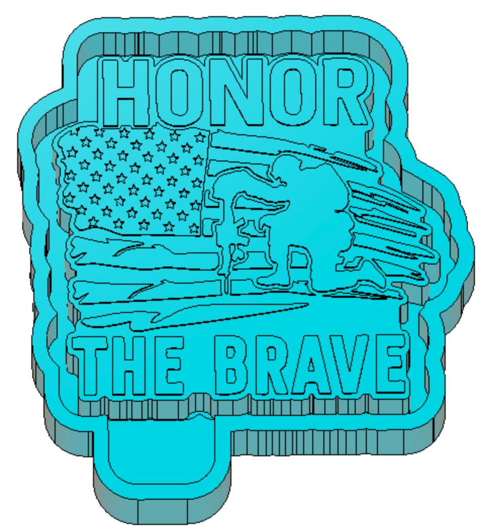 Honor the Brave Freshie Housing or Silicone Mold