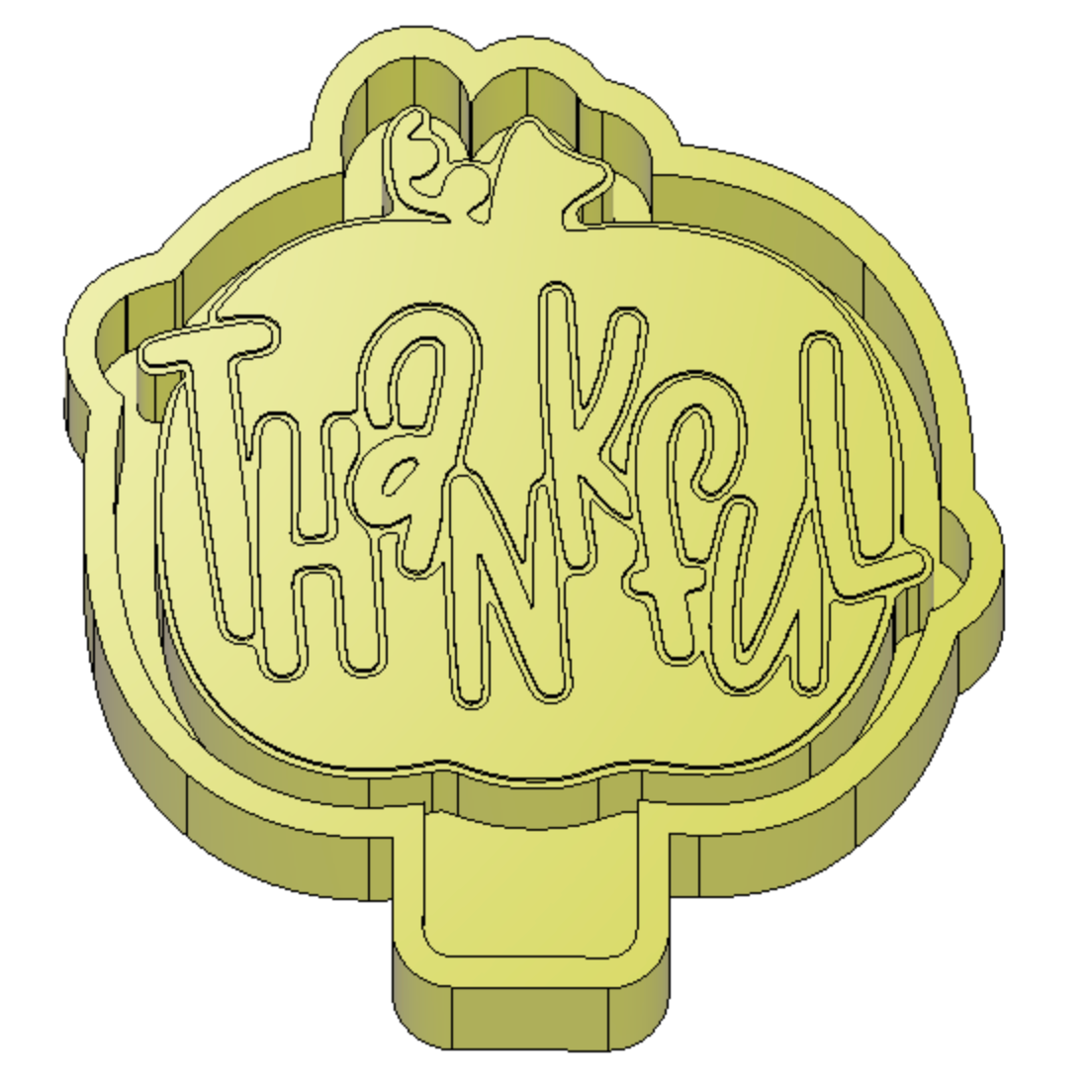 Thankful Pumpkin Freshie Housing or Silicone Mold