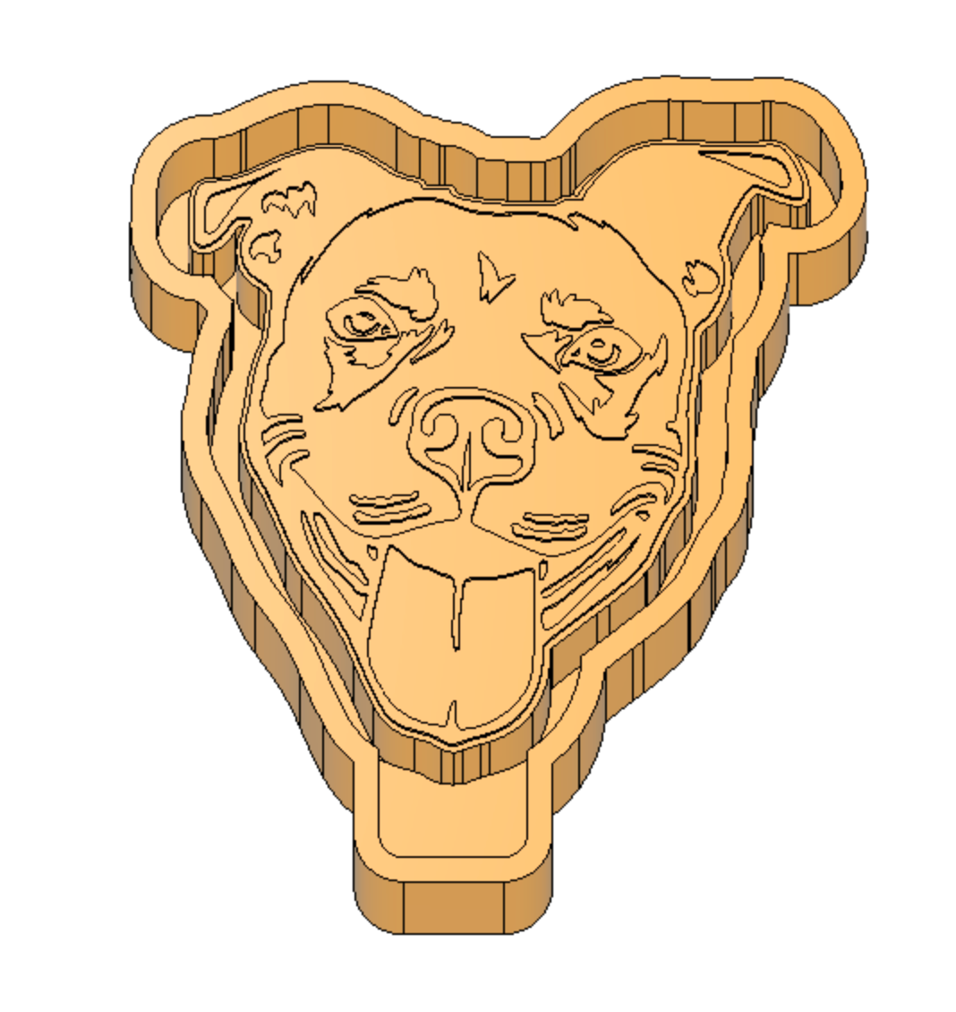 Pitbull Freshie Housing or Silicone Mold