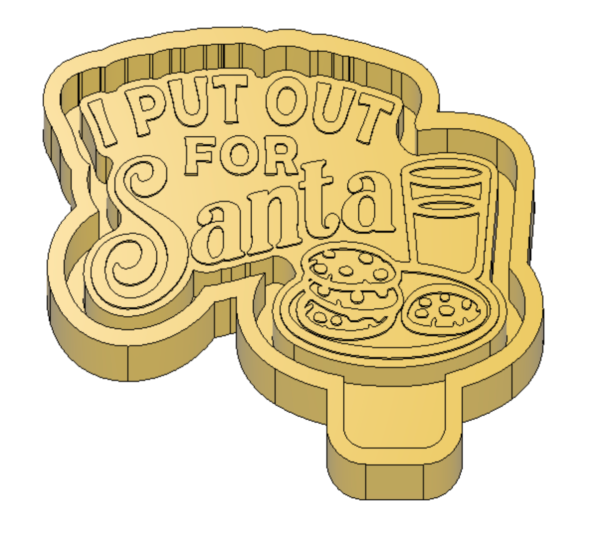 I put out for santa Freshie Housing or Silicone Mold