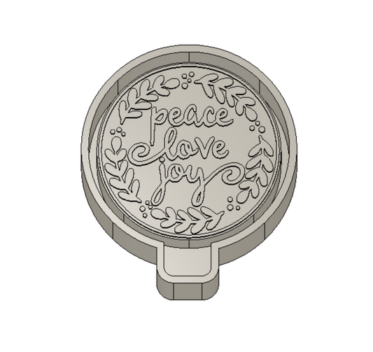 Peace Love Joy Freshie Housing or Silicone Mold