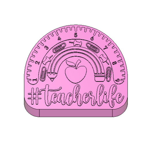 Teacher Rainbow Freshie Housing or Silicone Mold