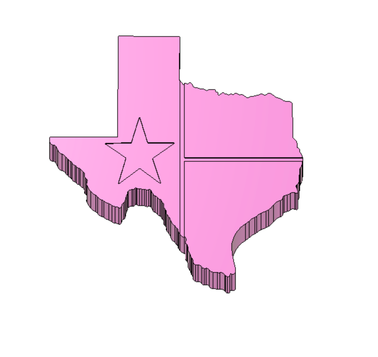 Texas Freshie Housing or Silicone Mold