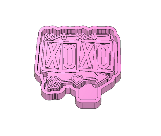 XOXO  Freshie Housing or Silicone Mold