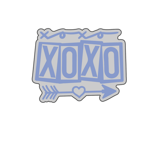 XOXO Acrylic Molding Blank