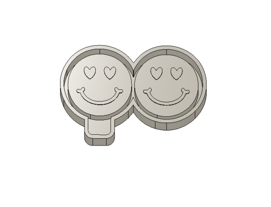 Heart Eyes Happy Freshie Housing or Silicone Mold