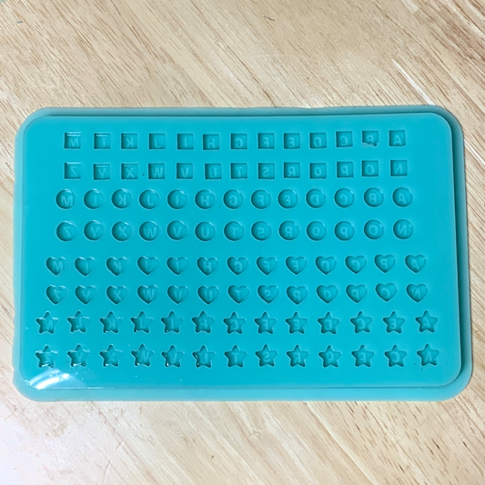 Mini Alphabet Mold Silicone Mold
