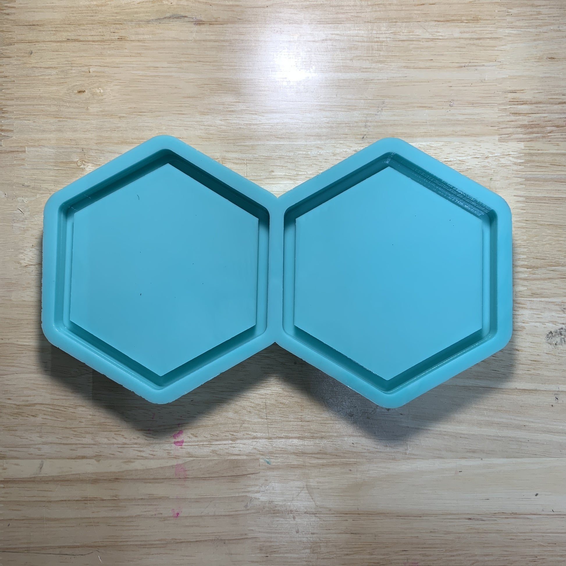 Hexagon Coaster Mold Silicone