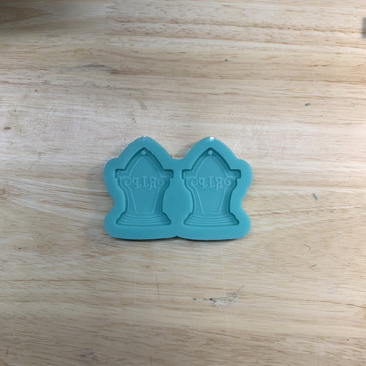 Tombstone Earring Mold Silicone Mold