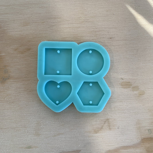 Double Hole Earring Mold Silicone Mold