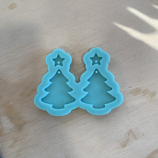 Christmas Tree Earring Mold Silicone Mold