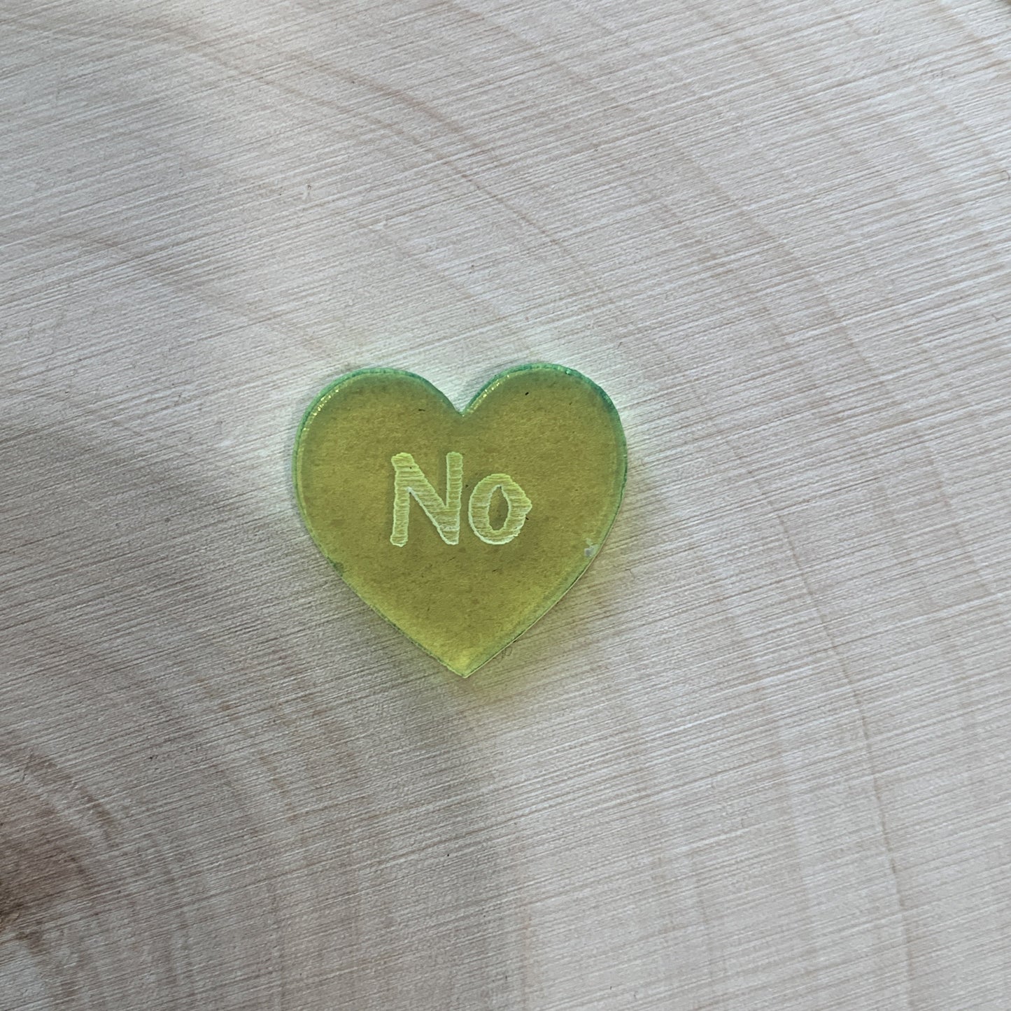 No Convo Heart Mold Silicone Mold