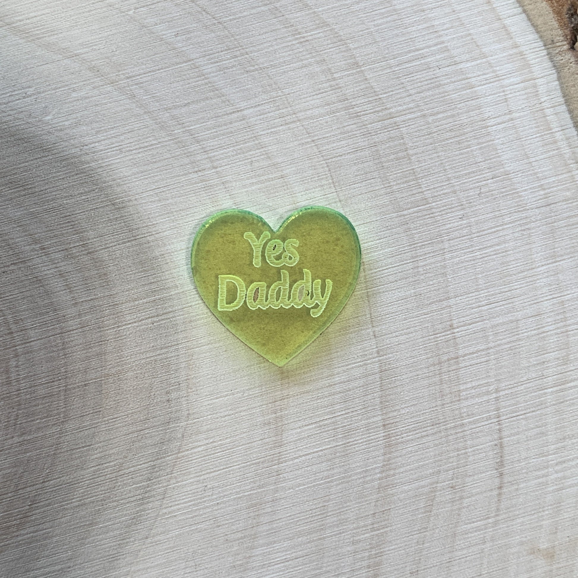 Yes Daddy Convo Heart Mold Silicone Mold