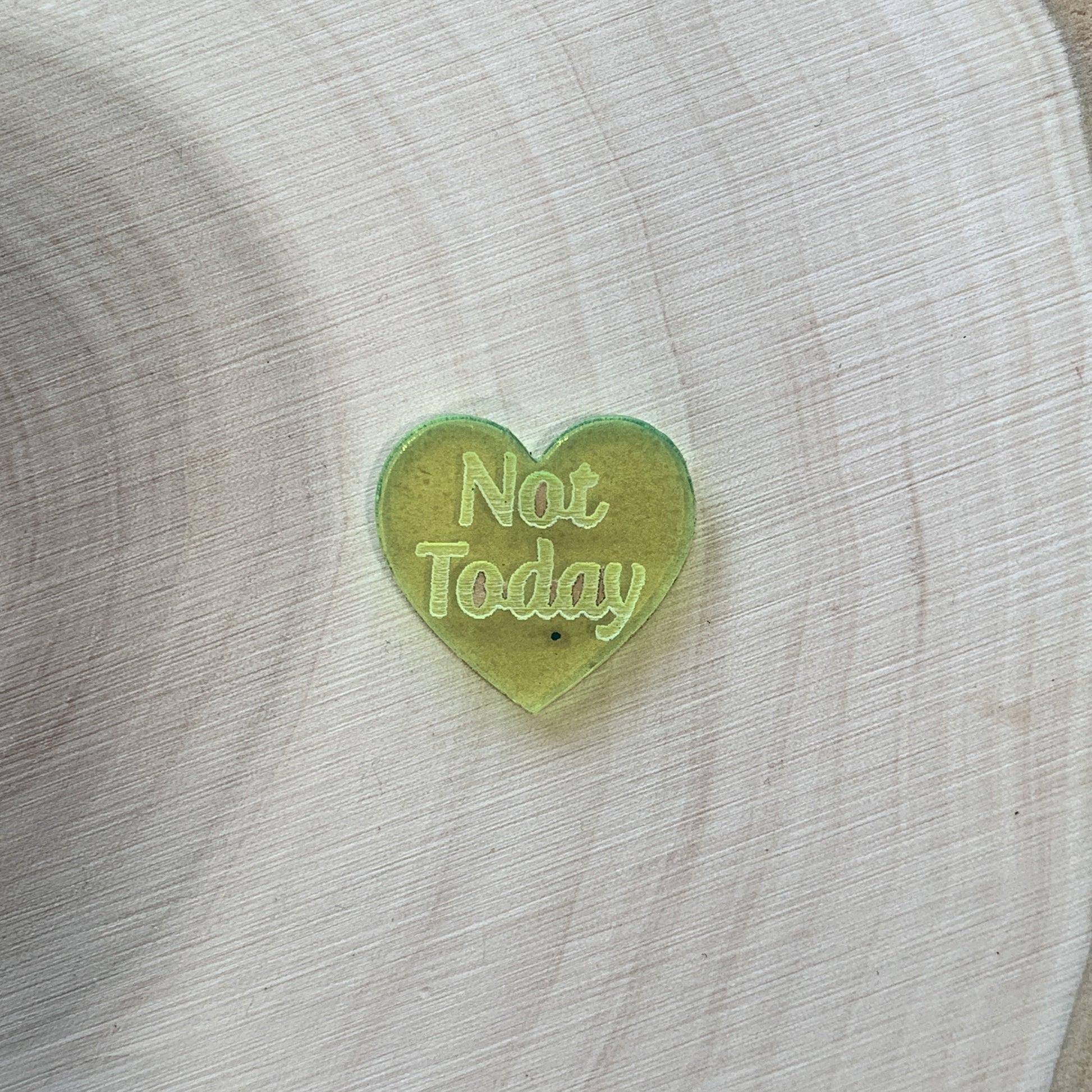 Not Today Convo Heart Mold Silicone Mold