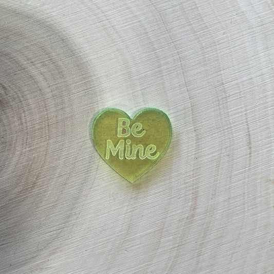 Be Mine Convo Heart Mold Silicone Mold