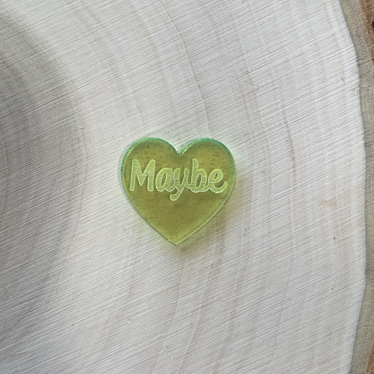 Maybe Convo Heart Mold Silicone Mold