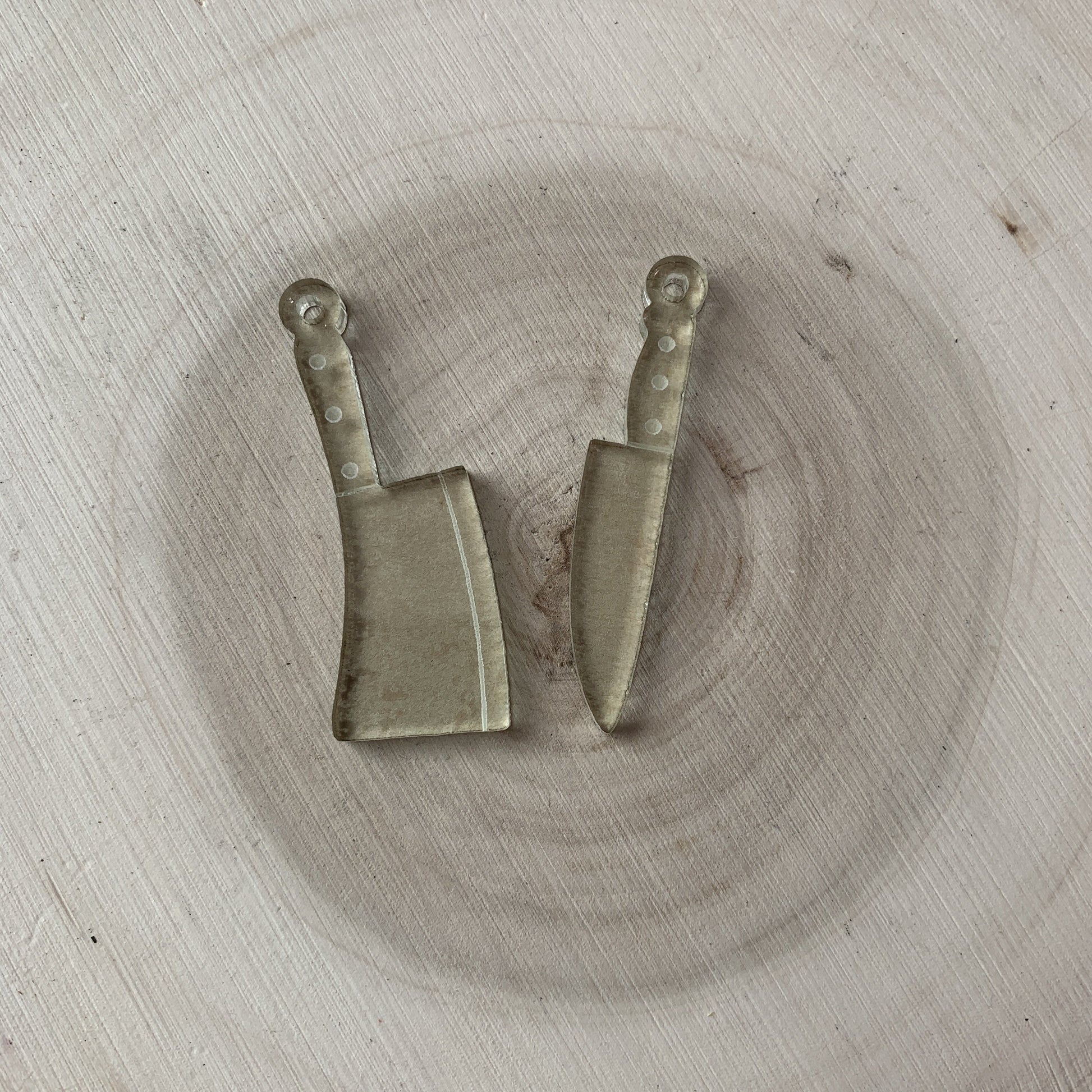 Knives Earrings Mold Silicone Mold