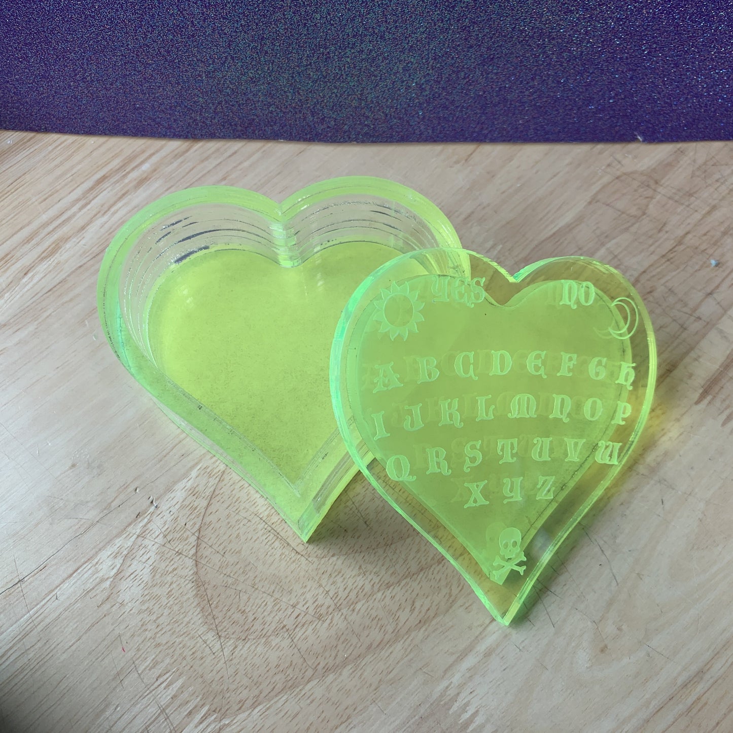 Heart Ouija Box Silicone Mold