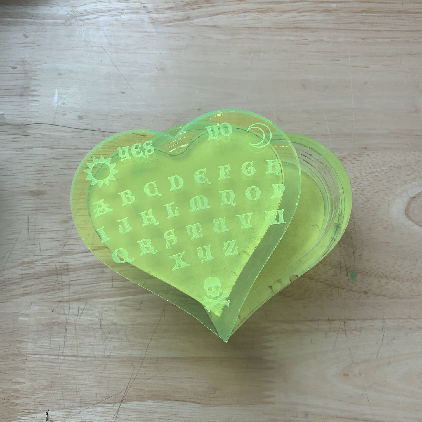 Heart Ouija Box Silicone Mold