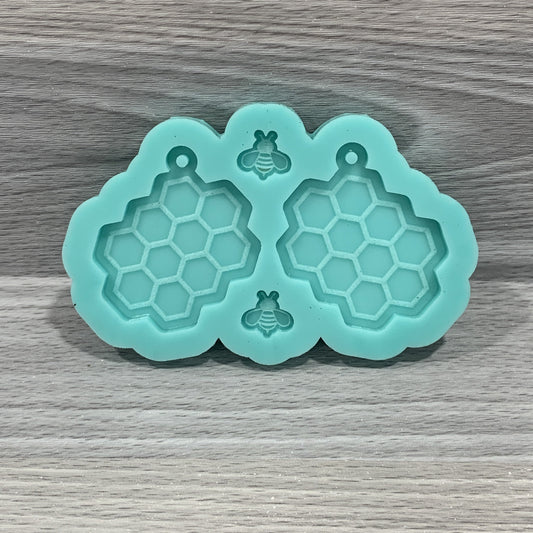 Honeycomb Earring Mold Silicone Mold