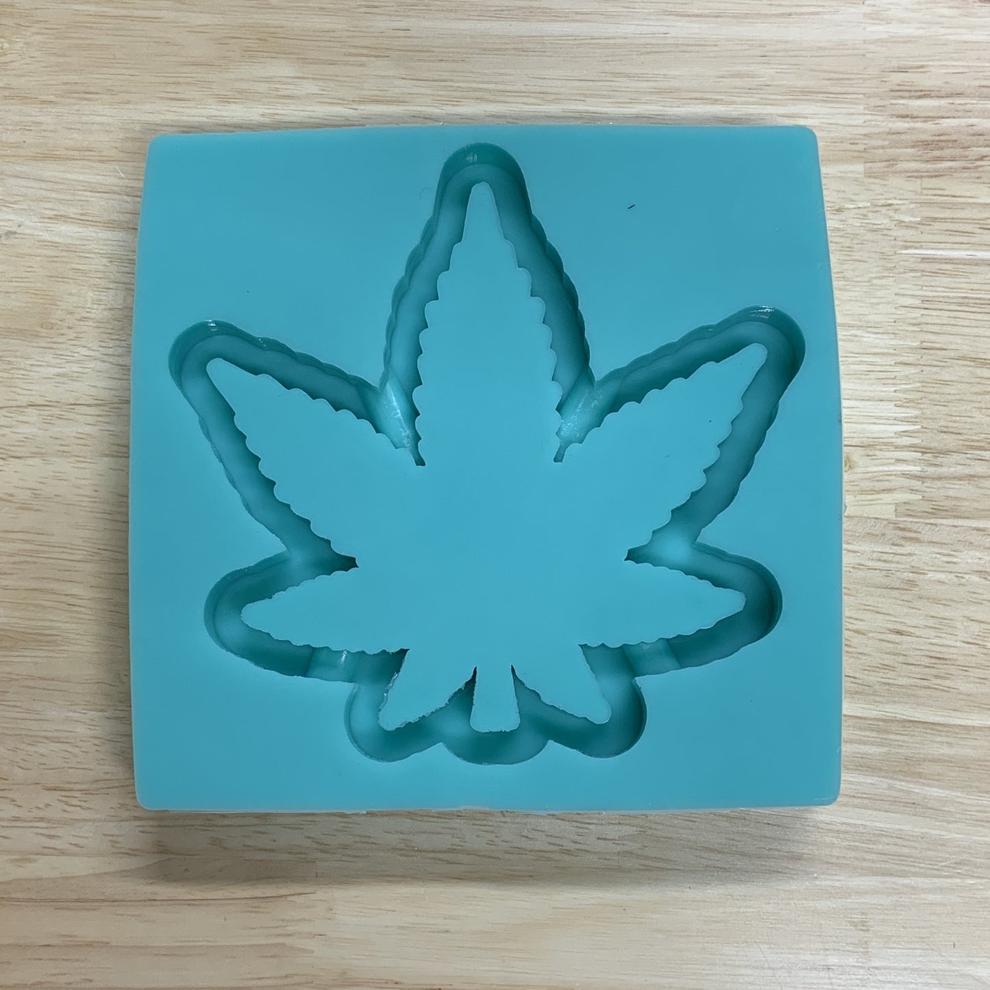 Cannabis Leaf Ashtray Mold Silicone Mold