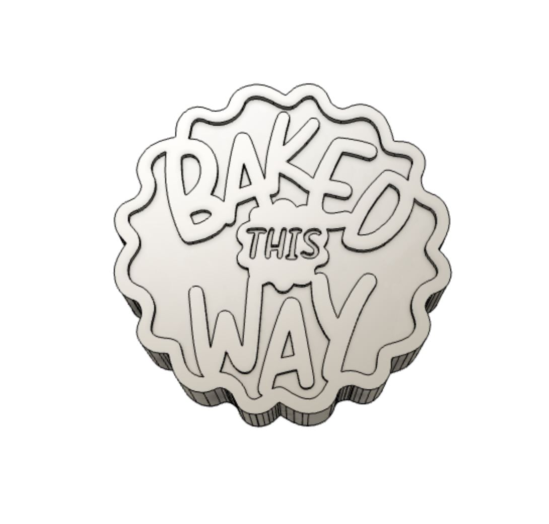 Baked This Way Freshie Mold Silicone Mold