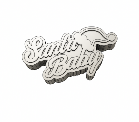 Santa Baby Freshie Mold Silicone Mold