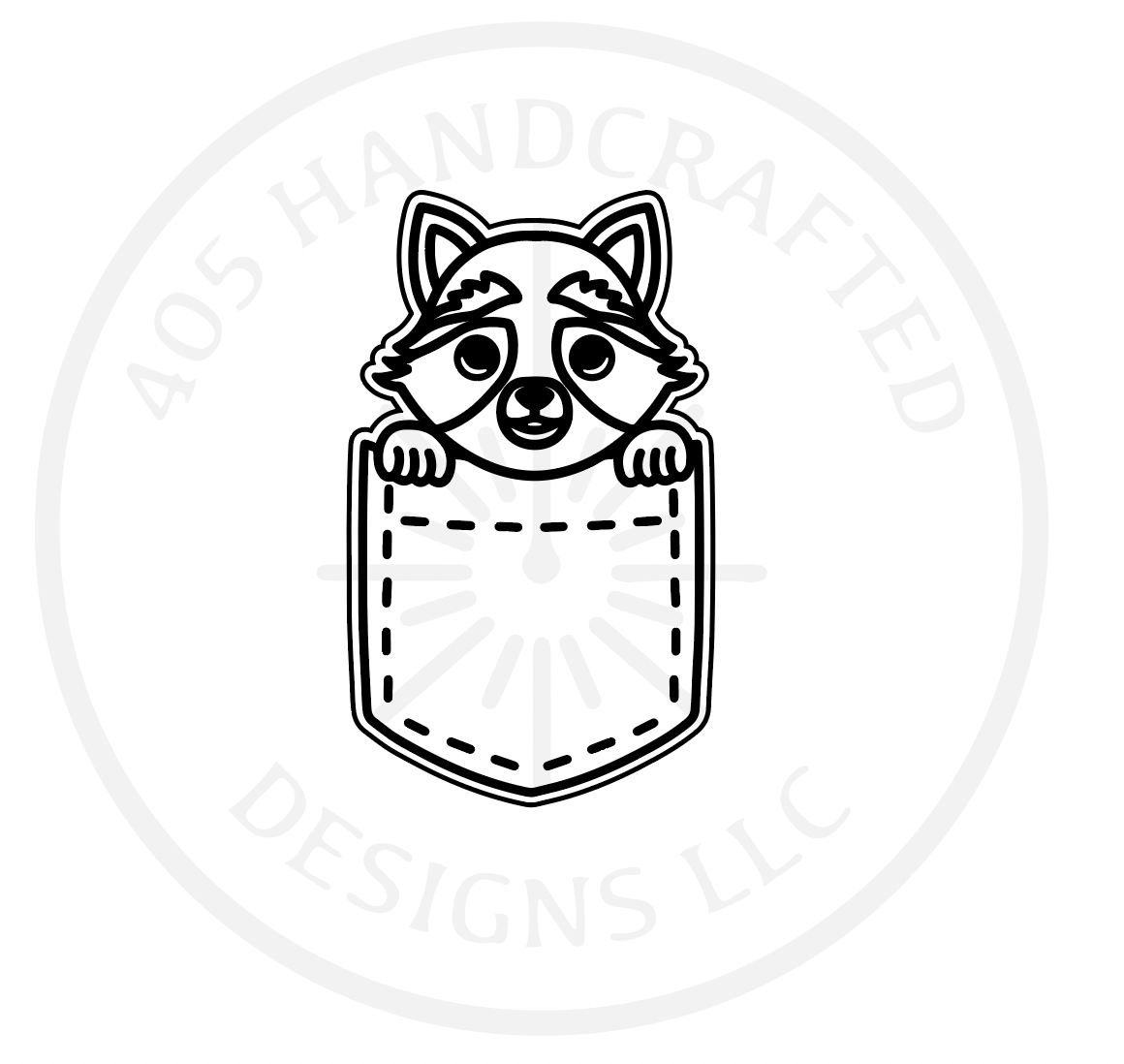 Pocket Racoon Mold Silicone