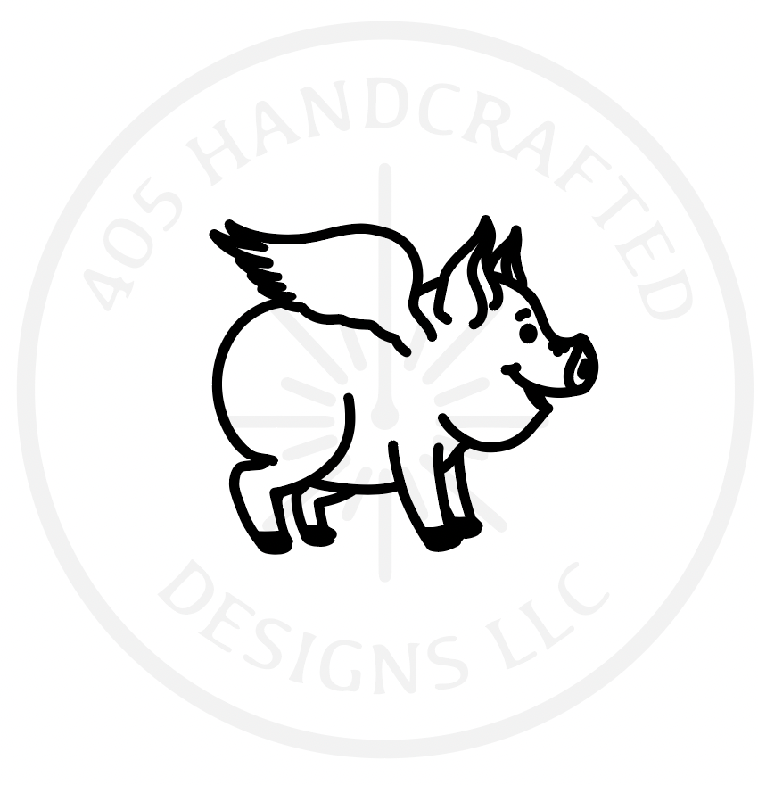 Flying Pig Blank Blank