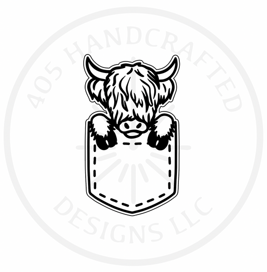 Highland Cow Blank Blank