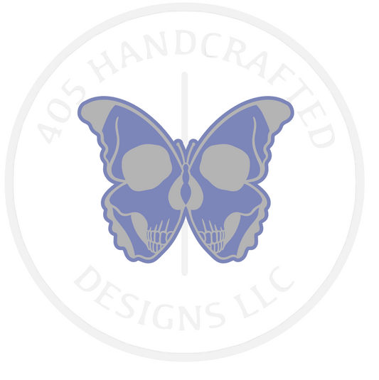 Skull Butterfly BLANK