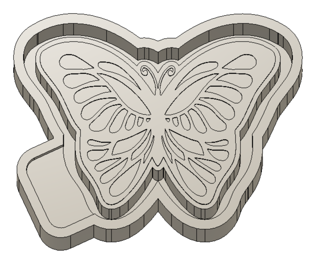 Butterfly Freshie Mold