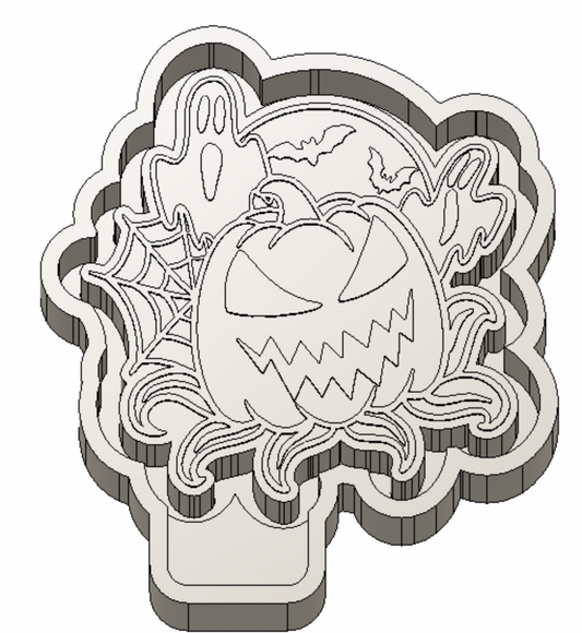 Pumpkin Patch Ghosts Freshie Mold