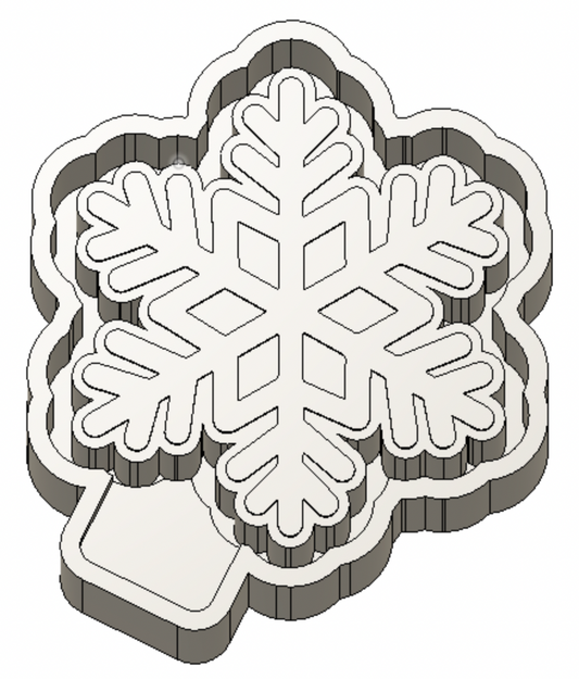 Snowflake Freshie Mold