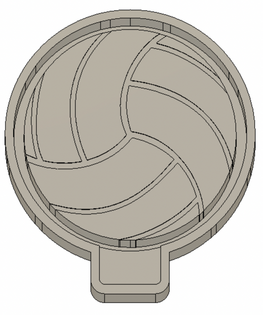 Volleyball Freshie Mold