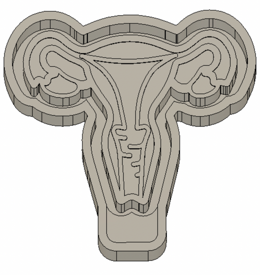 Uterus Freshie Mold