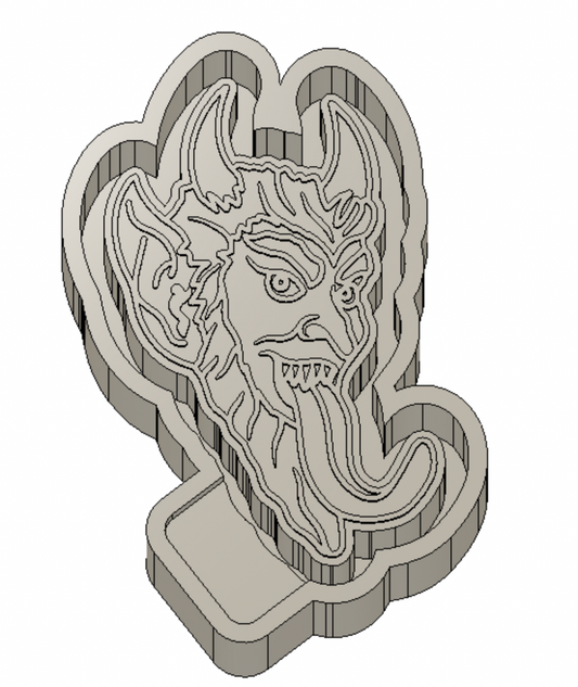 Krampus Freshie Mold