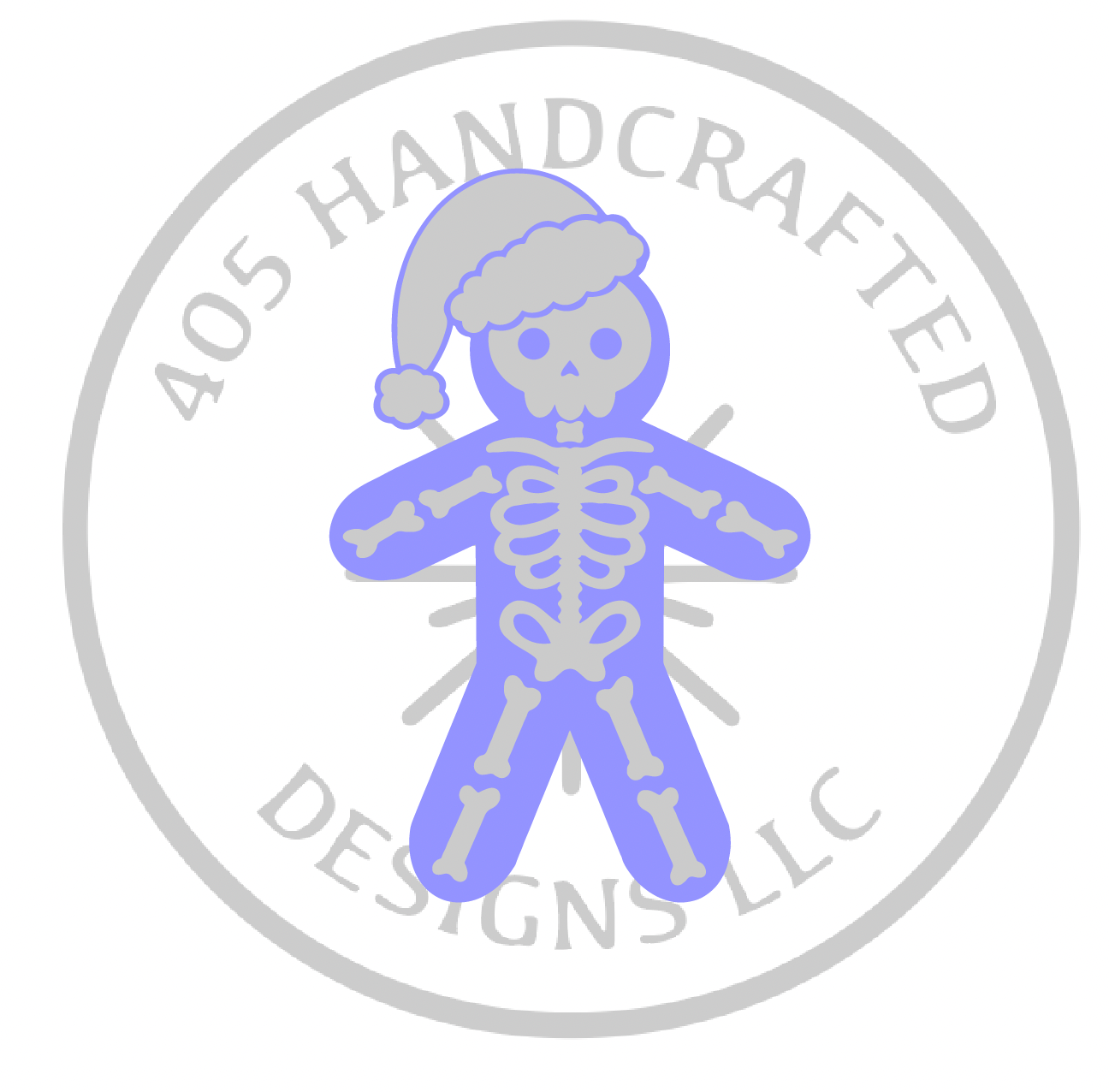 Skeleton GingerBread Man Acrylic Molding Blank