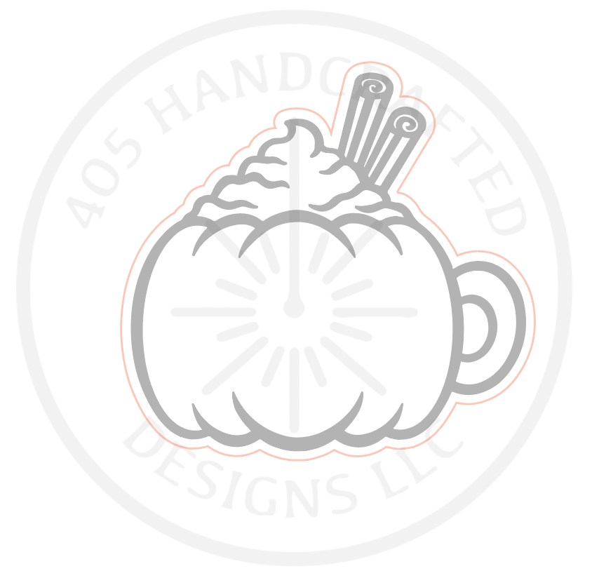 **DIGITAL** Pumpkin Spice Latte SVG FILE