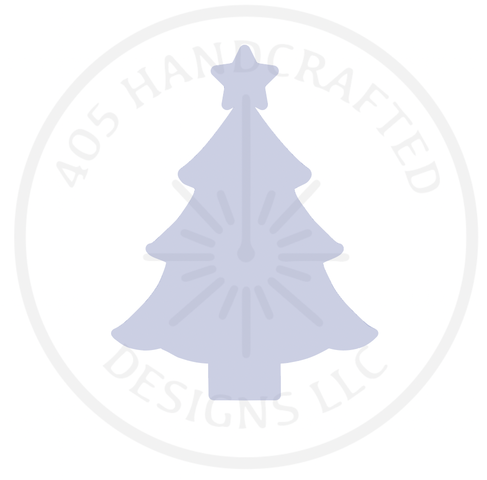 Christmas Tree Acrylic  Molding Blank