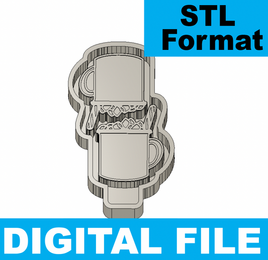 Hot Cocoa Mug Freshie STL FILE