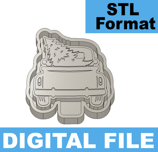 Christmas Truck Freshie STL FILE