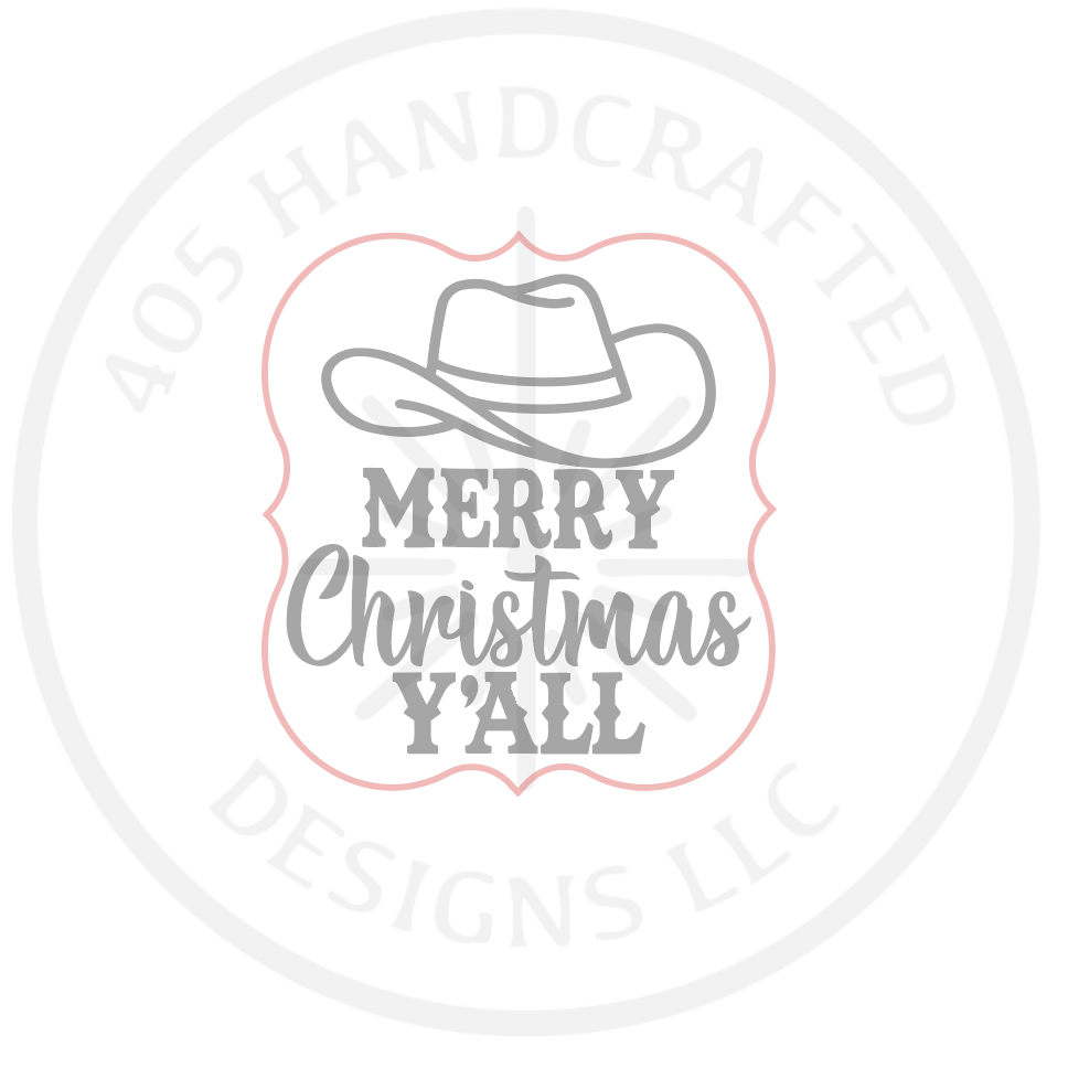 Merry Christmas Yall  SVG FILE