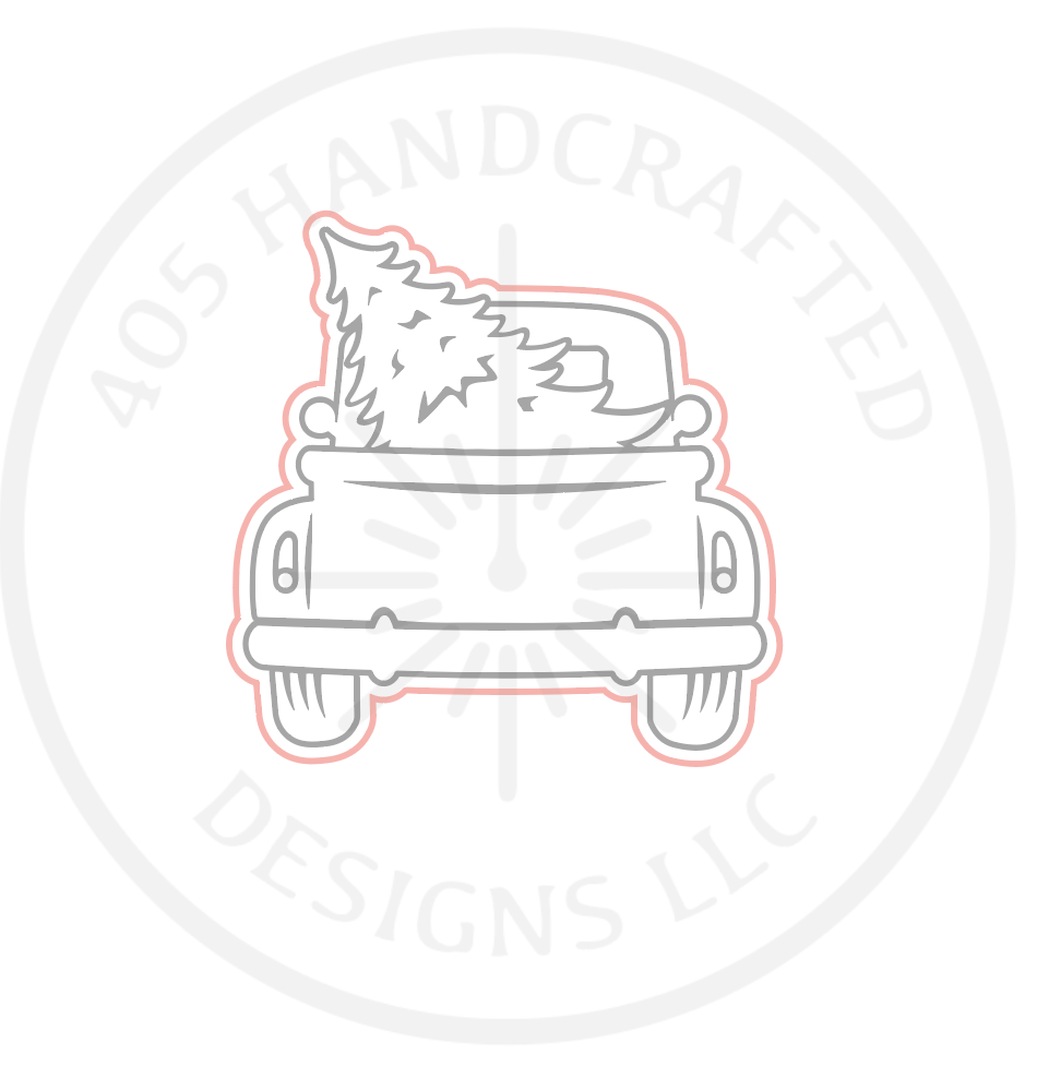 Christmas truck SVG FILE