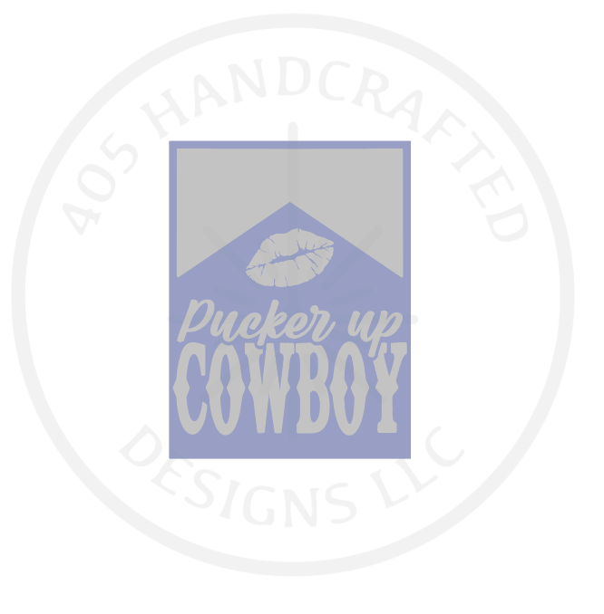 Pucker Up Cowboy Silicone Mold