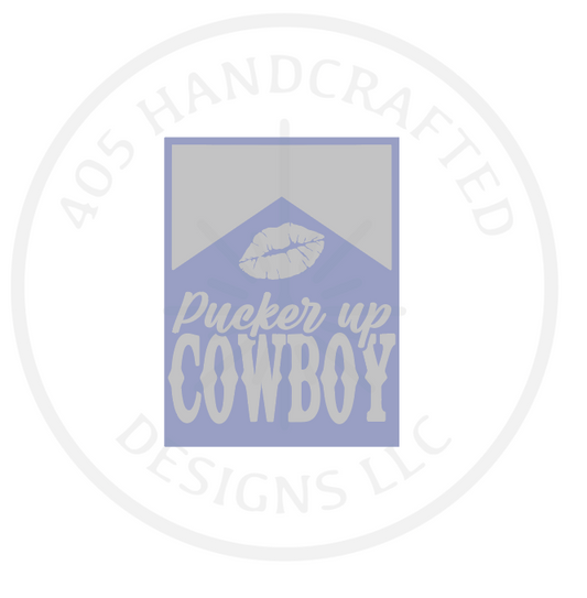 Pucker Up Cowboy Silicone Mold